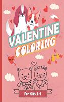 Valentine Coloring For Kids 2-4