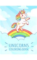 Unicorns Coloring Book