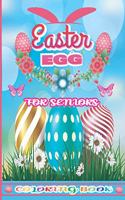 Easter Egg Coloring Book for Seniors