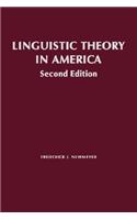 Linguistic Theory in America