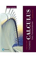Thomas' Calculus: Early Transcendentals, Single Variable Plus Mylab Math with Pearson Etext -- 24-Month Access Card Package