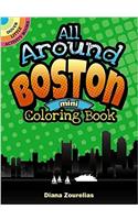 All Around Boston Mini Coloring Book