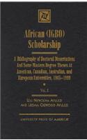African (Igbo) Scholarship