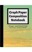 Graph Paper Composition Notebook