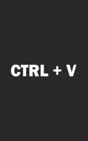 Ctrl + V: Notizbuch Für Programmierer Notebook Software Code Planer 6x9 Journal Lined