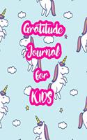 Gratitude Journal for Kids: 5-Minute Daily Diary of Positivity with Cute Unicorn Matte Cover Design Notebook Prompts to Write In Per Day - Perfect Gift for Girls, Boys, Teens, 