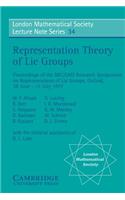 Representation Theory of Lie Groups