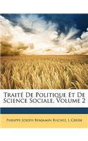 Traité De Politique Et De Science Sociale, Volume 2