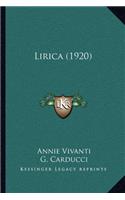 Lirica (1920)