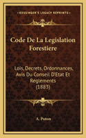 Code De La Legislation Forestiere: Lois, Decrets, Ordonnances, Avis Du Conseil D'Etat Et Reglements (1883)