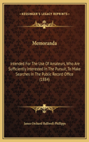 Memoranda