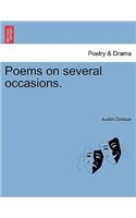 Poems on several occasions.