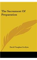 Sacrament Of Preparation