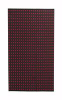 Black on Red (Quadro) B5 Unlined Notebook