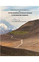 All The Conditional Sentences (Clauses) In The Greek New Testament