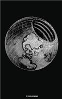Hollow Earth Globe - Lined notebook / journal