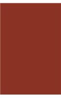 Journal Burnt Umber Color Simple Plain Umber