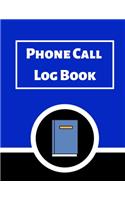 Phone Call Log Book