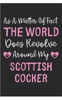 As A Matter Of Fact The World Does Revolve Around My Scottish Cocker