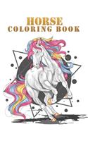 Horse coloring book