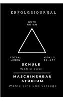 Erfolgsjournal Gute Noten Sozial Leben Genug Schlaf Schule Wähle Zwei
