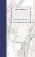 Composition Notebook: College Ruled - 110 pages - 7.44 X 9.69". SOFT COVER(4 Color-Artc)