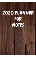 2020 Planner for Notes: Cool Wood Themed Daily Weekly Monthly 2020 - 2021 Planner / Organizer / Diary - Christmas Gift