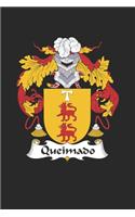 Queimado: Queimado Coat of Arms and Family Crest Notebook Journal (6 x 9 - 100 pages)