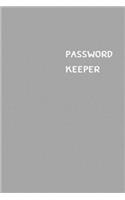 Password Keeper: Size (6 x 9 inches) - 100 Pages - Coin Cover: Keep your usernames, passwords, social info, web addresses and security questions in one. So easy & or
