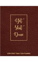 2018 - 2020 Three Year Planner