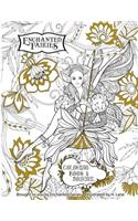 Enchanted Fairies Coloring Book and Journal