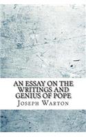 An essay on the writings and genius of Pope
