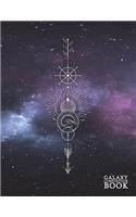 Galaxy Composition Book: Moon Phases Nebula Dot Grid Journal Notebook Diary Log Book for Note Taking, Journaling, Sketching, Work and School - Large (8.5 X 11) Soft Matte Co(Galaxy Notebooks)