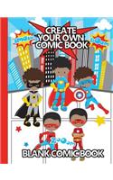 Create Your Own Comic Book - Blank Comic Book