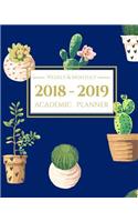 2018-2019 Academic Planner Weekly and Monthly