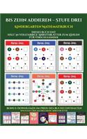 Kindergarten Mathematikbuch (Bis zehn addieren - Stufe drei): 12 Kindergarten-Arbeitsbücher zum Preis von einem. Insgesamt über 300 druckbare Arbeitsblätter(30 Kindergarten Mathematikbuch)