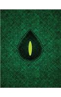 Monogram Surfing Sketchbook: Blank Art Pad Notebook Journal(65 Monogram Chartreuse 150 Sketch)
