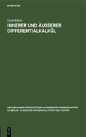 Innerer Und Äusserer Differentialkalkül