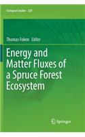 Energy and Matter Fluxes of a Spruce Forest Ecosystem