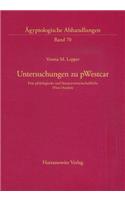 Untersuchungen Zu Pwestcar