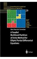 Parallel Multilevel Partition of Unity Method for Elliptic Partial Differential Equations