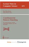 Combinatorial Pattern Matching: 7th Annual Symposium, CPM '96, Laguna Beach, California, June 10-12, 1996. Proceedings