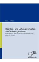 Das Heiz- und Lüftungsverhalten von Wohnungsnutzern