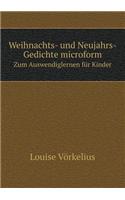 Weihnachts- Und Neujahrs-Gedichte Microform Zum Auswendiglernen Für Kinder