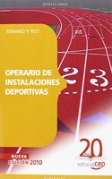 Operario de Instalaciones Deportivas. Temario y Test