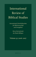 International Review of Biblical Studies, Volume 53 (2006-2007)