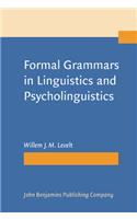 Formal Grammars in Linguistics and Psycholinguistics