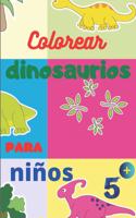 Colorear dinosaurios para niños