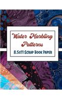Water Marbling Patterns: Scrap Book Paper