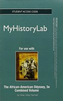 NEW MyLab History -- Standalone Access Card -- for The African-American Odyssey